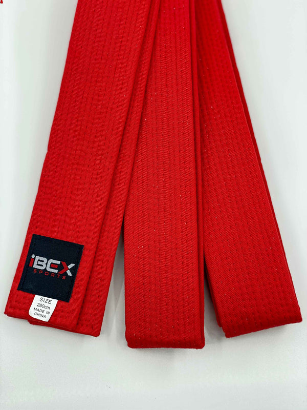 IBEX SPORTS Martial Arts Red Master Belt