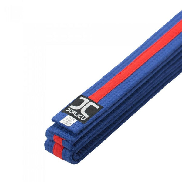 JC Blue Belt with Red Stripe