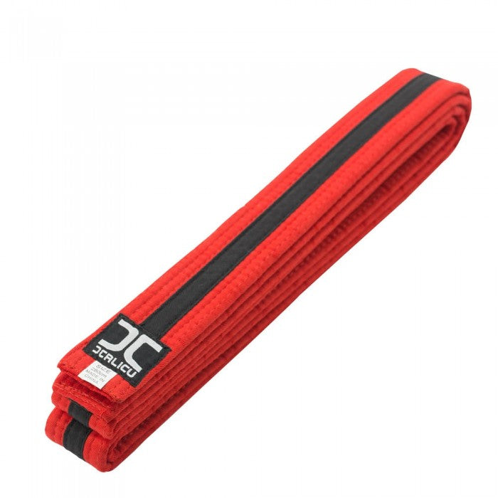 JC Red Belt with Black Stripe
