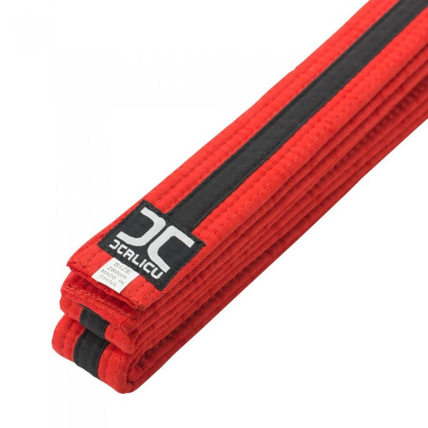 JC Red Belt with Black Stripe